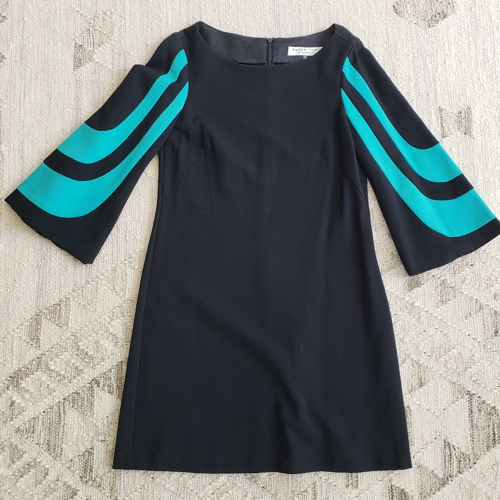 Trina Turk Hijinks Bell Sleeve Mini Dress - Picture 4 of 8